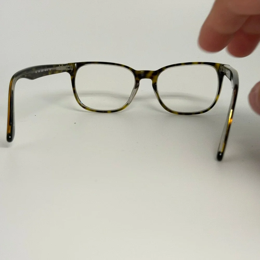 Ray-Ban RB1592 3805 Tortoise Shell Rectangular Eyeglass Frames 48-16-130